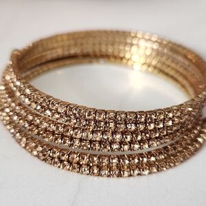 Cezanne Gold Coil Bracelet